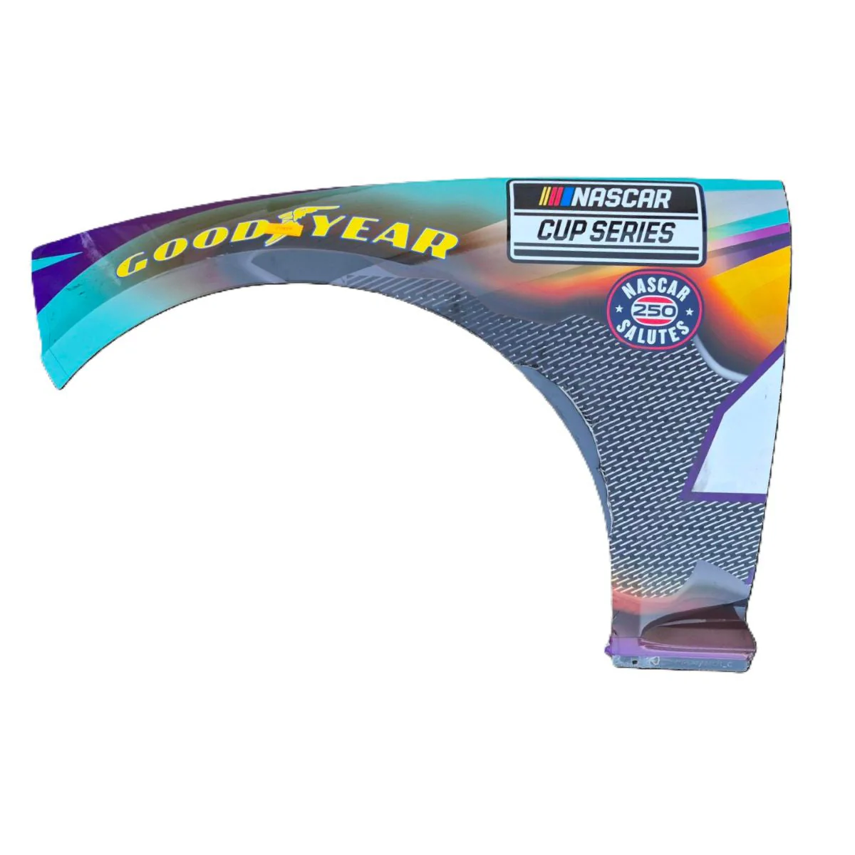 Race Used 2026 Alex Bowman #48 Ally Dragon Left Front Fender  - Dover, All-Star, Top 10, P.9