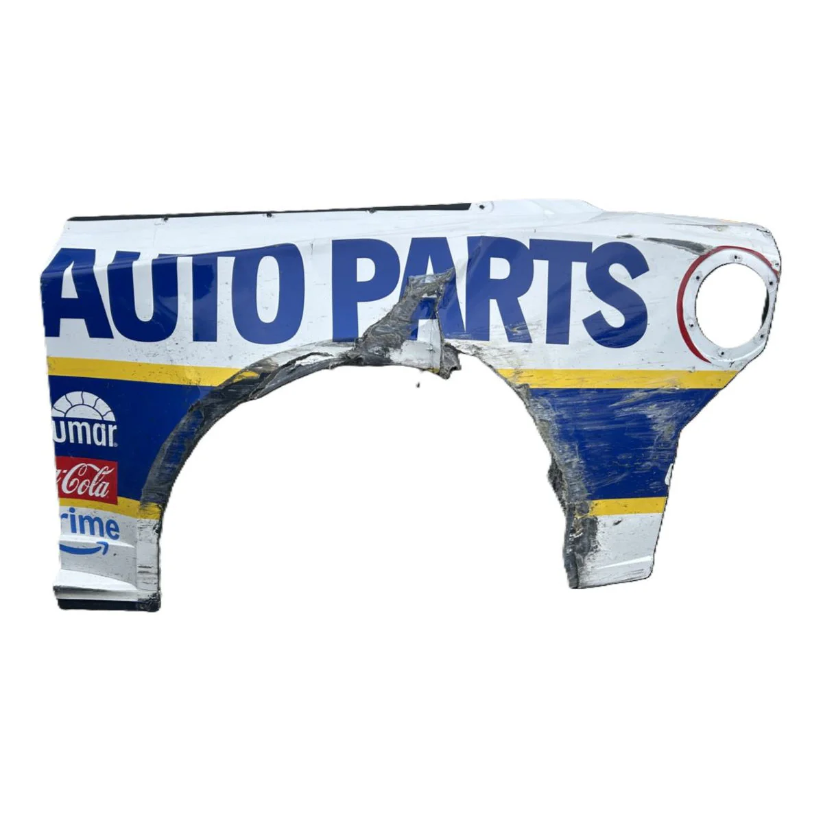 Race Used 2026 Chase Elliott #9 NAPA Auto Parts Left Rear Quarter Panel - Daytona 500 (Top 5 - P4) - Duel 2 Win