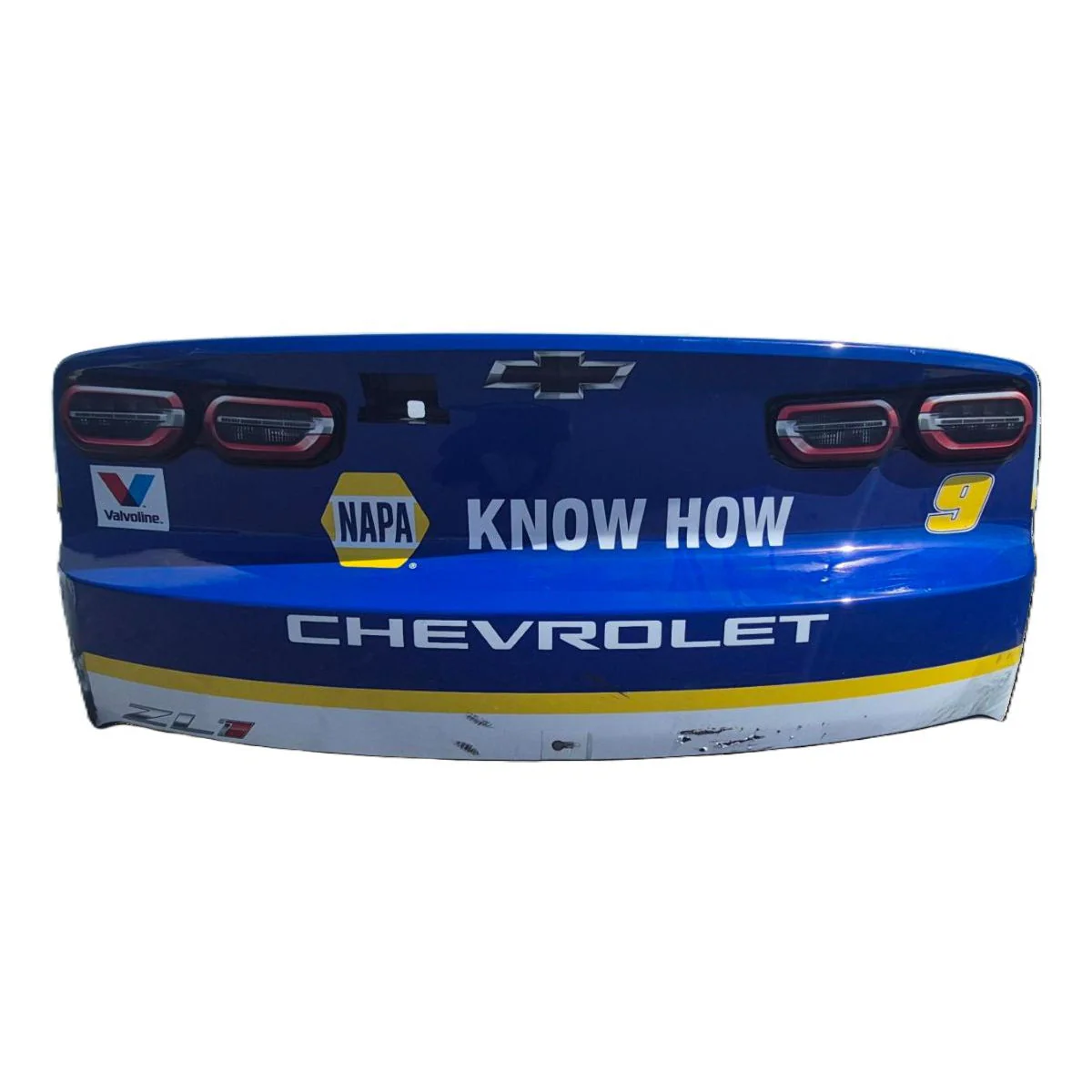 Race Used 2026 Chase Elliott #9 NAPA Auto Parts Rear Bumper - Watkins Glen