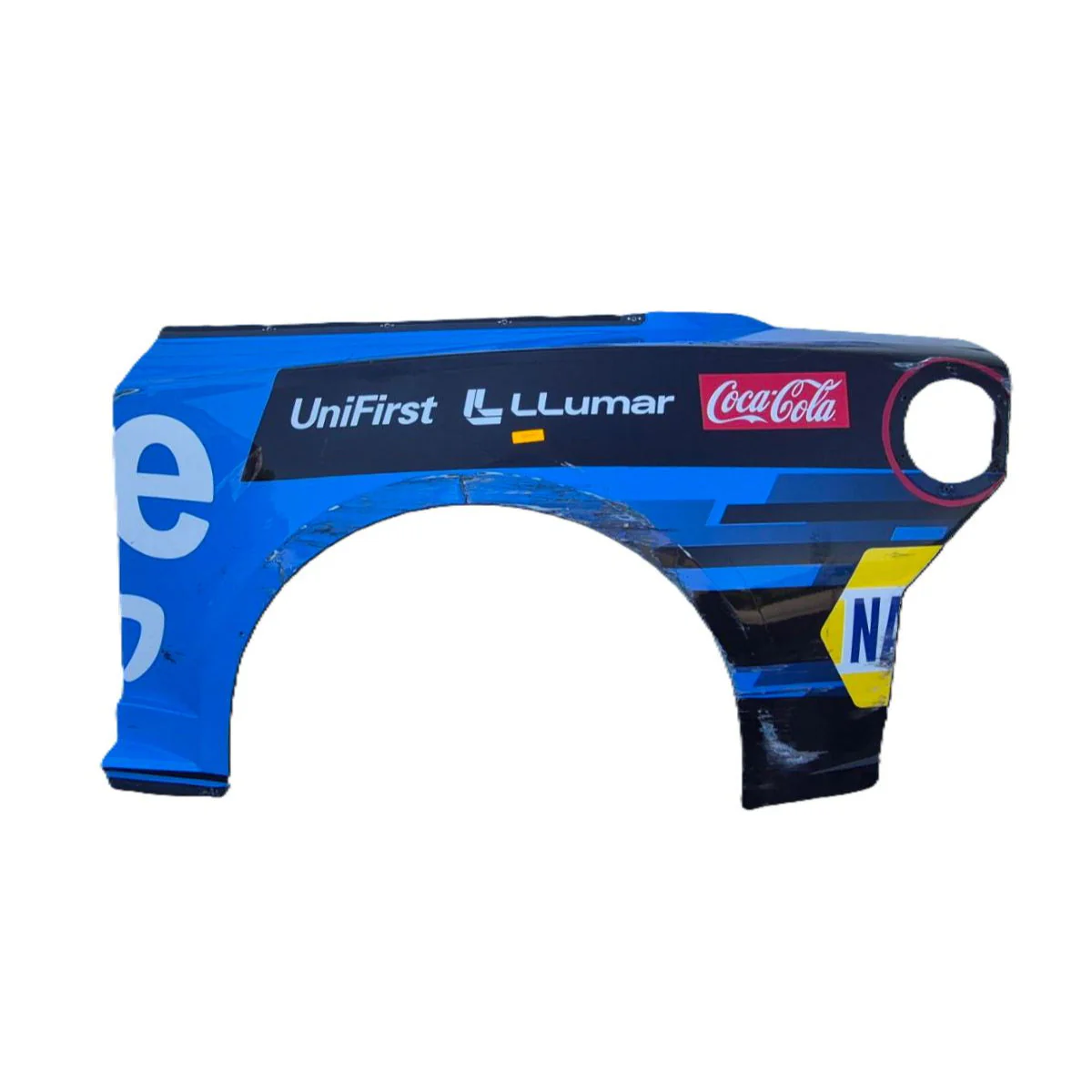 Race Used 2026 Chase Elliott #9 Prime Left Rear Quarter Panel - Dover, All-Star