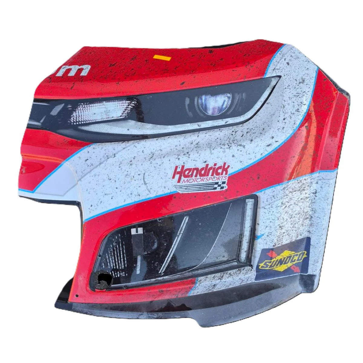 Race Used 2026 William Byron #24 Raptor Left Front Nose - Darlington 1, Top 10 Finish, P8