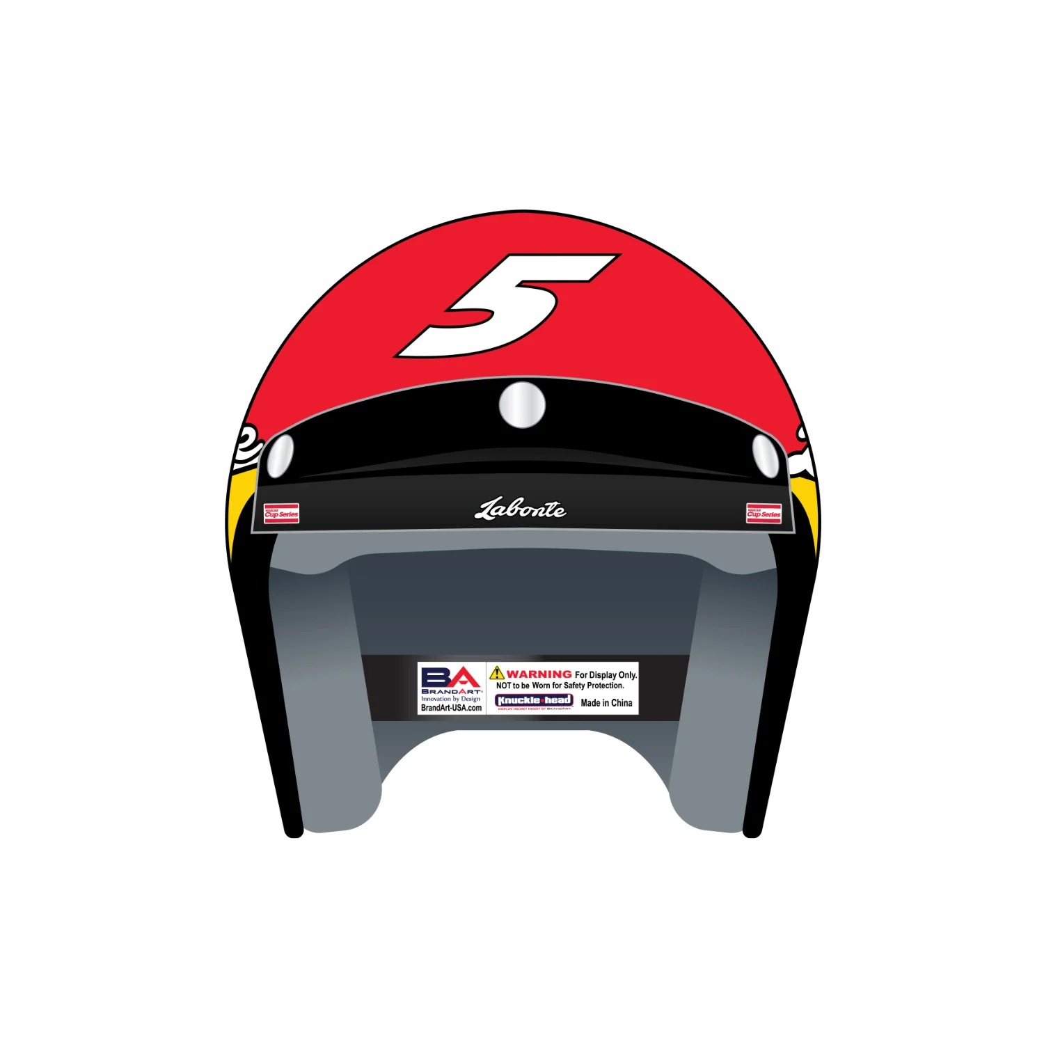 AUTOGRAPHED Terry Labonte #5 Full Size Replica Helmet - Image 3