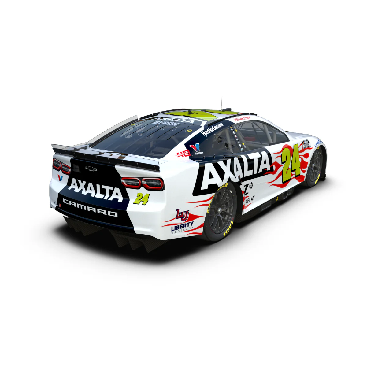 AUTOGRAPHED William Byron #24 2024 AXALTA 1:24 HO Die-Cast - Image 2