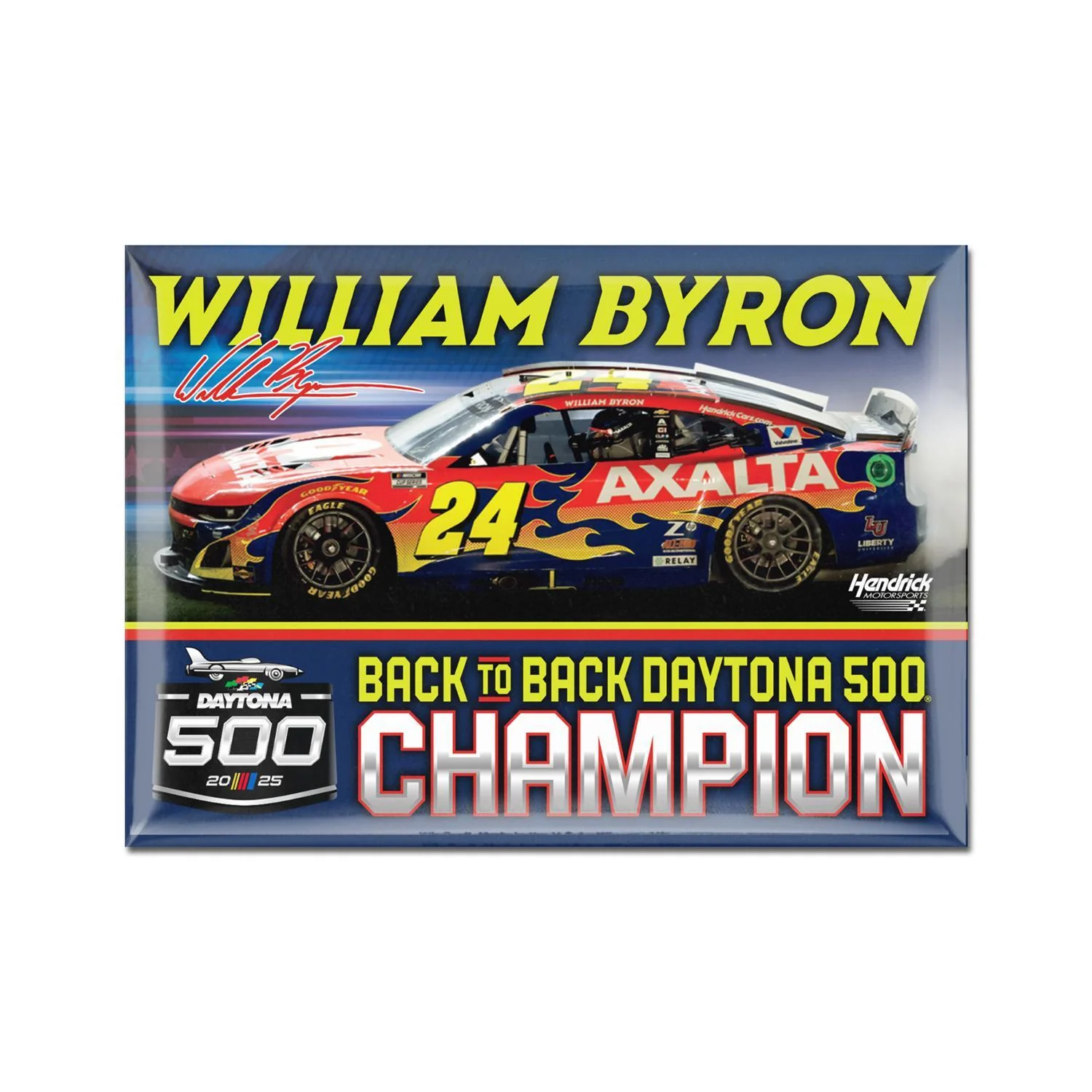 William Byron #24 2025 Daytona 500 RACE WIN Magnet