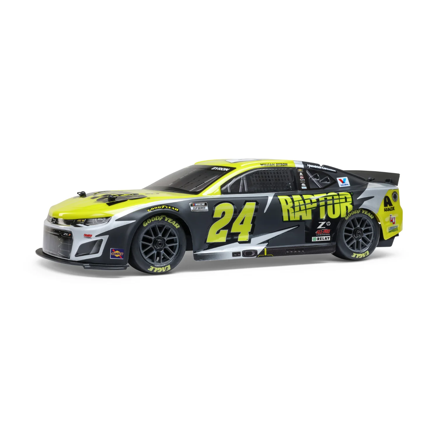 William Byron #24 2025 Raptor Chevrolet Camaro - Losi NASCAR RC Race Car Ready-to-Race - 1/12 Scale AWD Remote Control Car