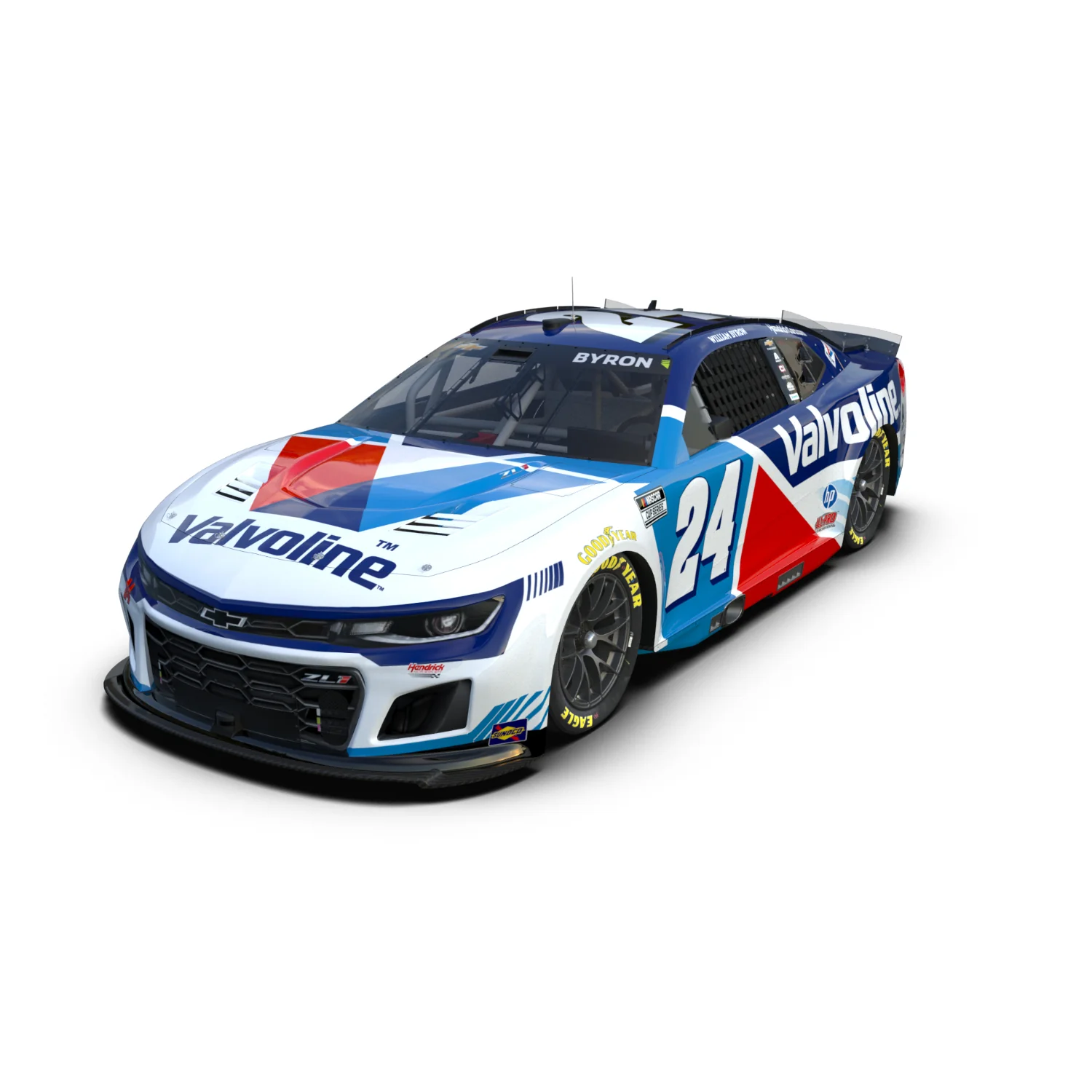 William Byron #24 2026 Valvoline 1:24 HO Die-Cast