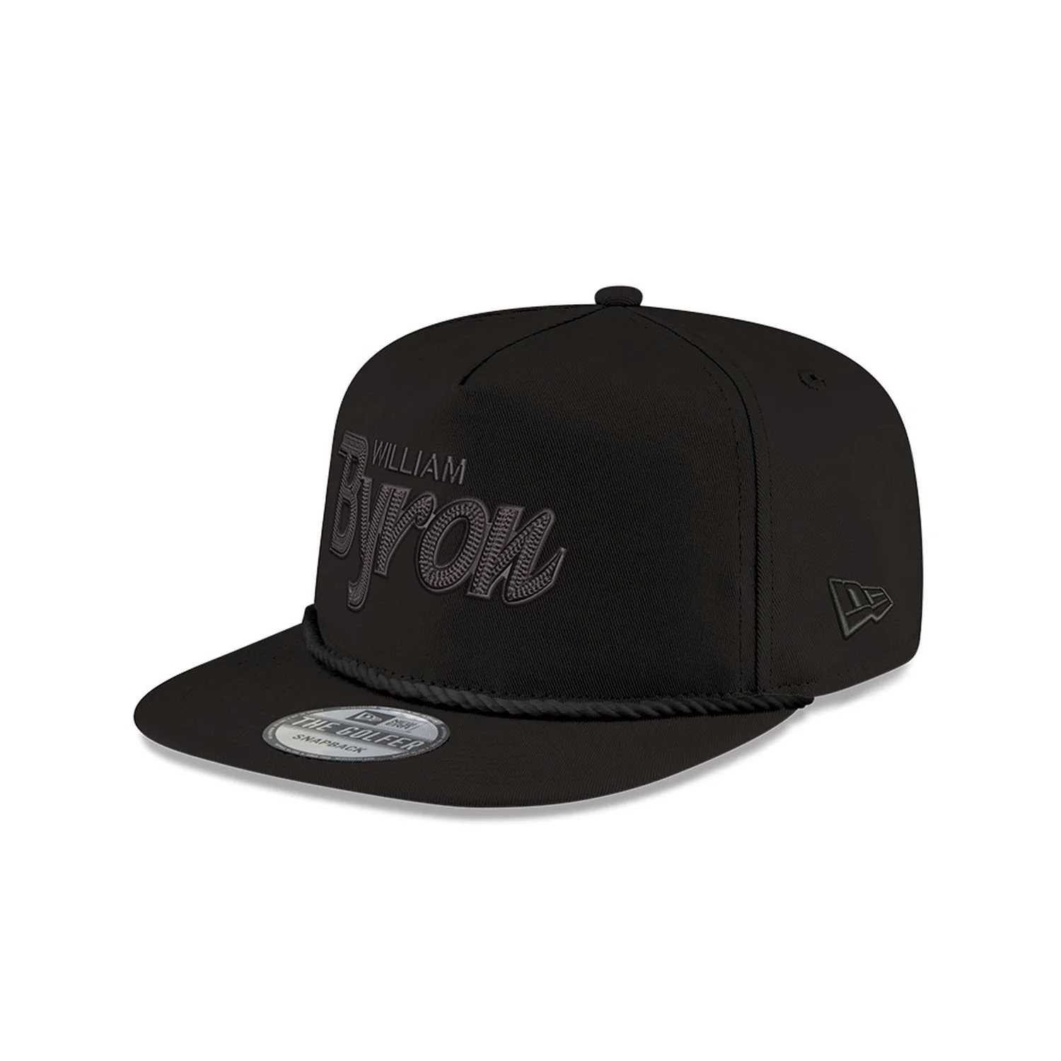 William Byron #24 Exclusive New Era Black Out Golfer Cap