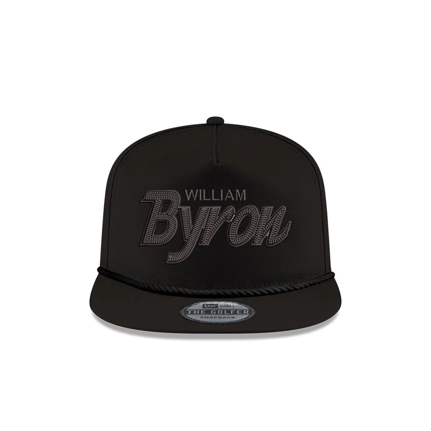 William Byron #24 Exclusive New Era Black Out Golfer Cap - Image 3
