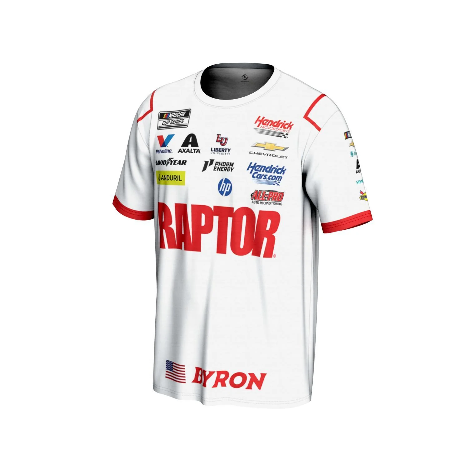 William Byron #24 Raptor Firesuit Sublimated T-shirt - Image 2