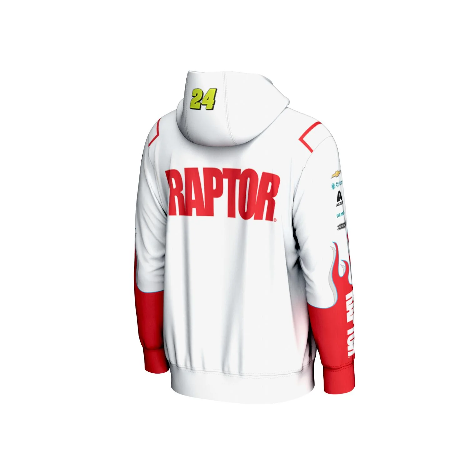William Byron #24 Raptor Sublimated Hoodie - Image 3