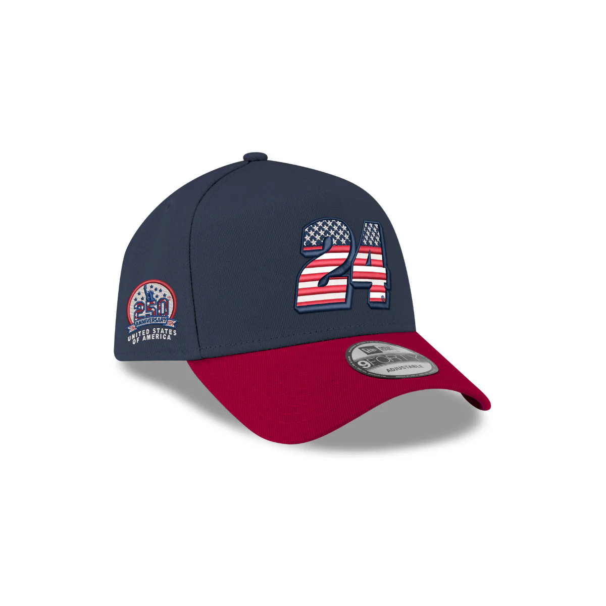 William Byron #24 USA 250th New Era 9FORTY AF Cap - Image 2