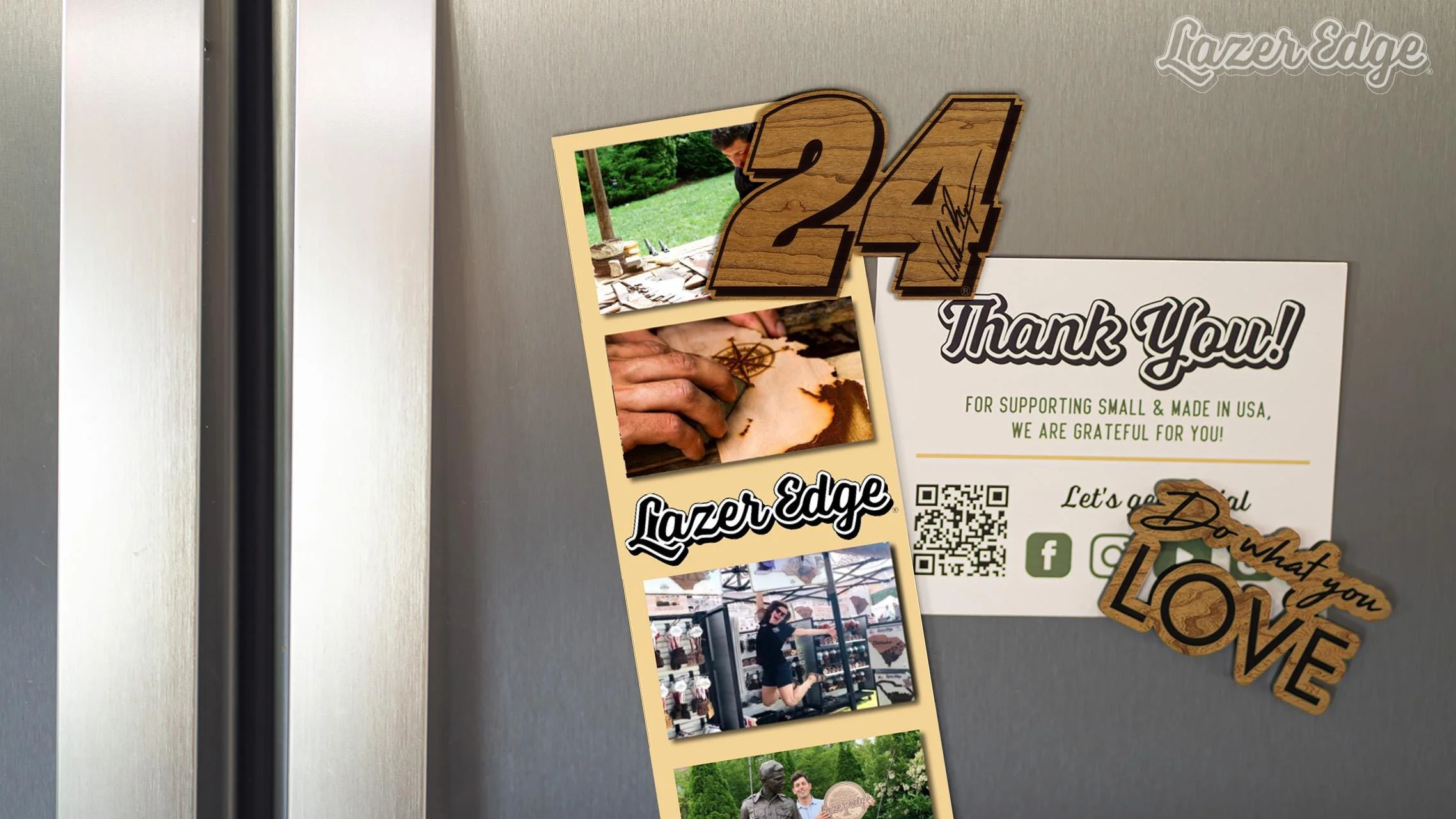 William Byron #24 Wooden Magnet - Image 3