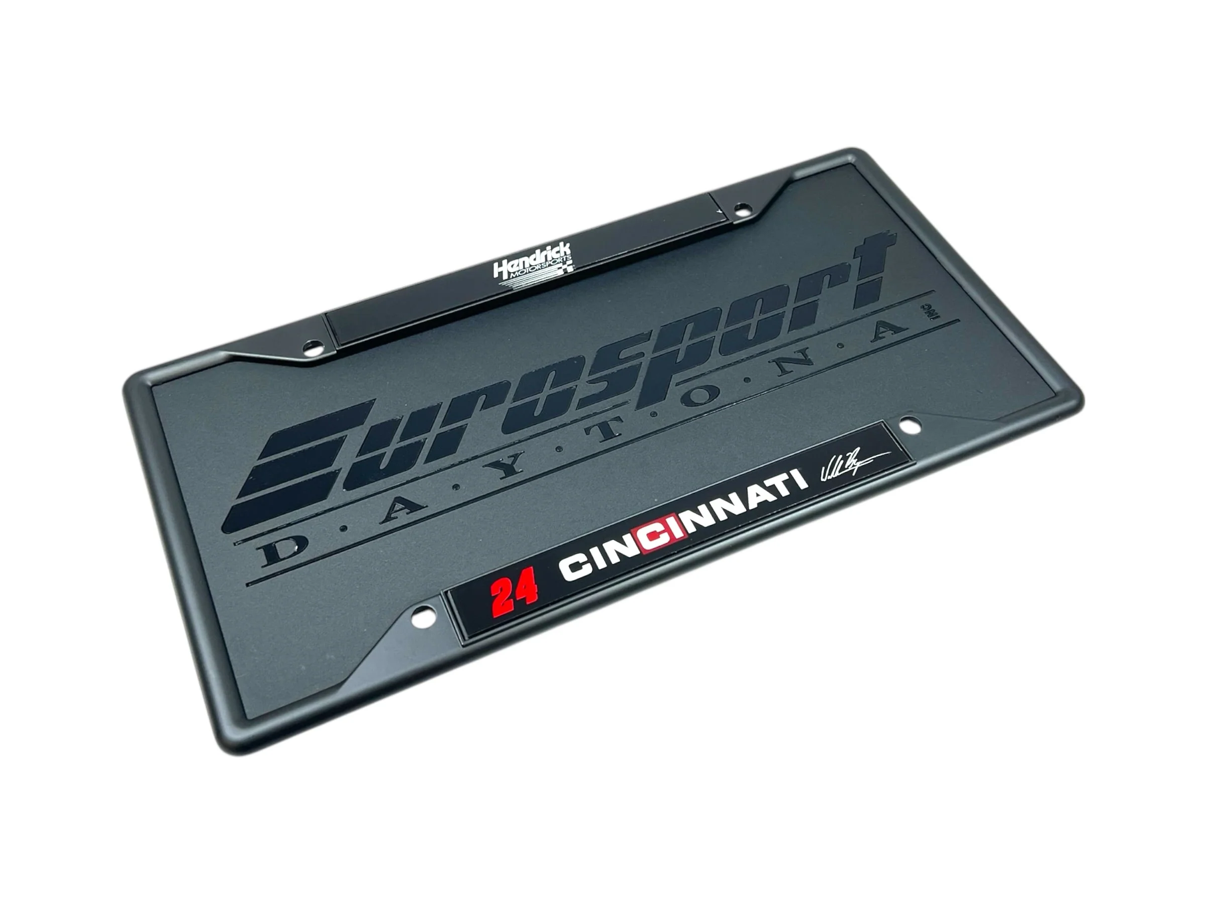 William Byron #24 Cincinnati Black License Plate Frame - Image 4