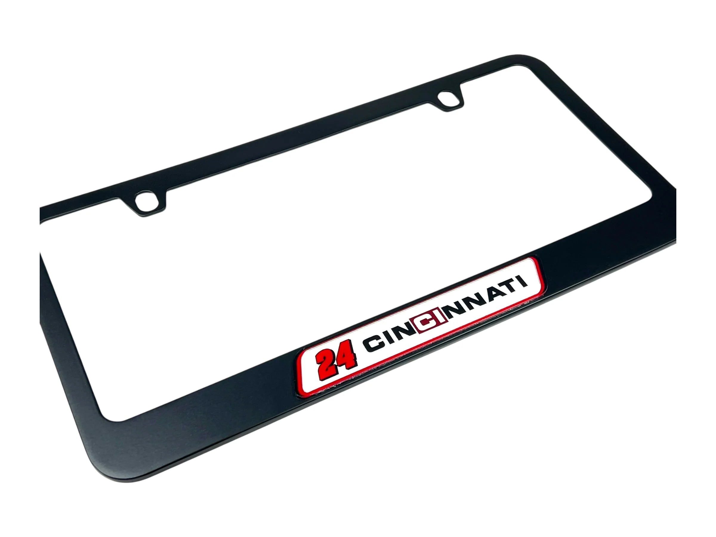 William Byron #24 Cincinnati Black License Plate Frame - Image 3