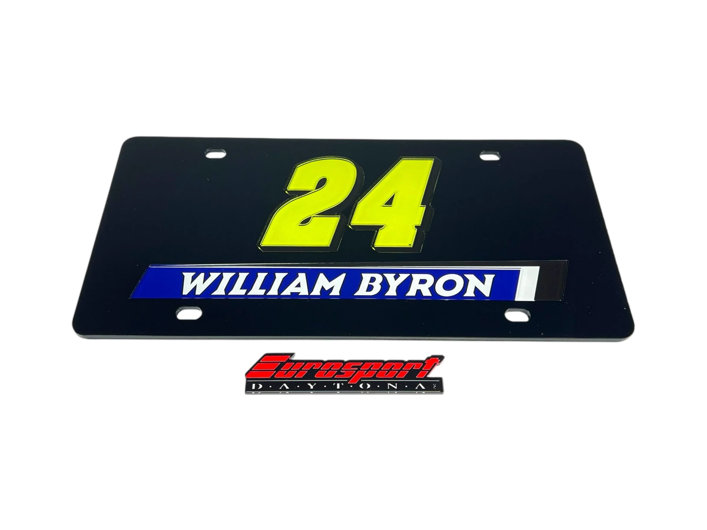 William Byron #24 Raptor Acrylic License Plate - Image 4