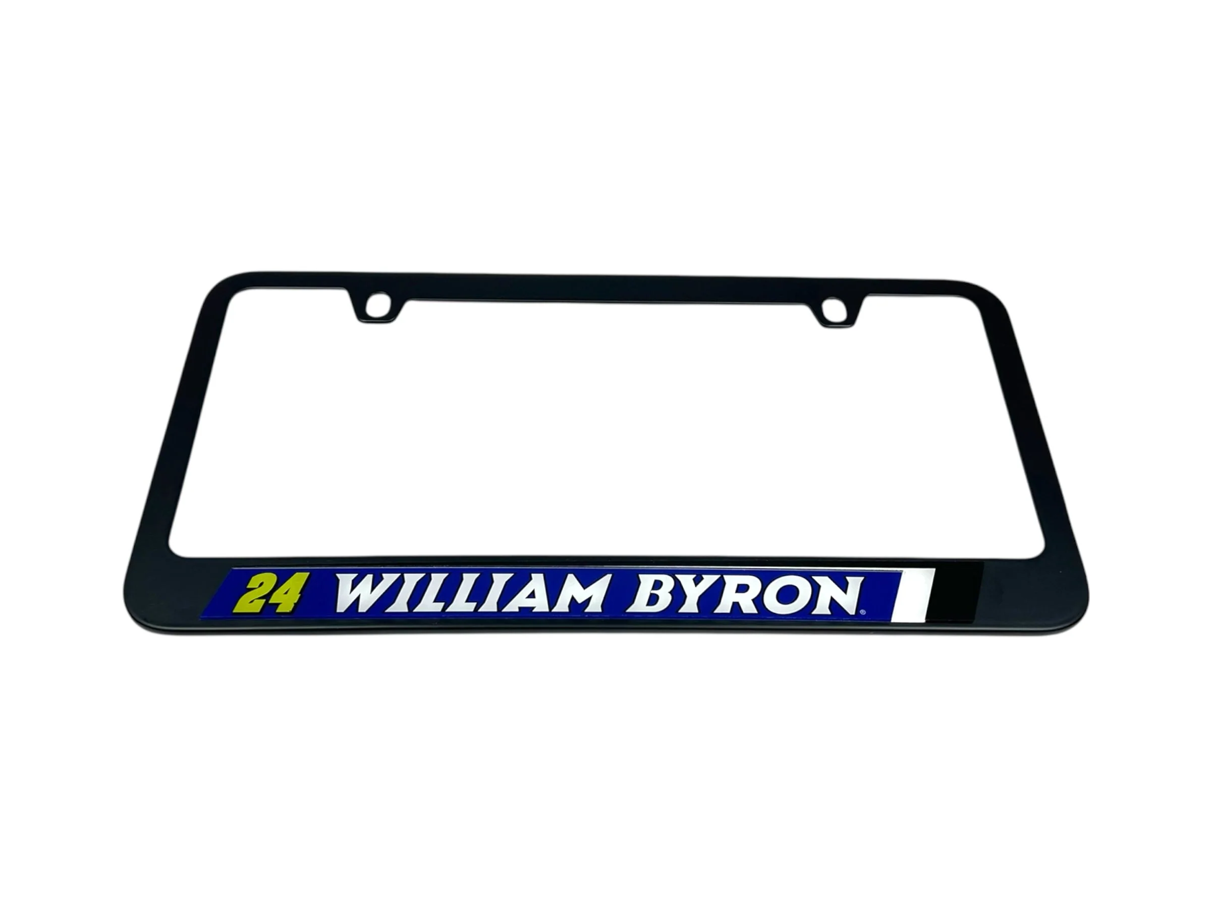 William Byron #24 Raptor Black License Plate Frame - Image 2