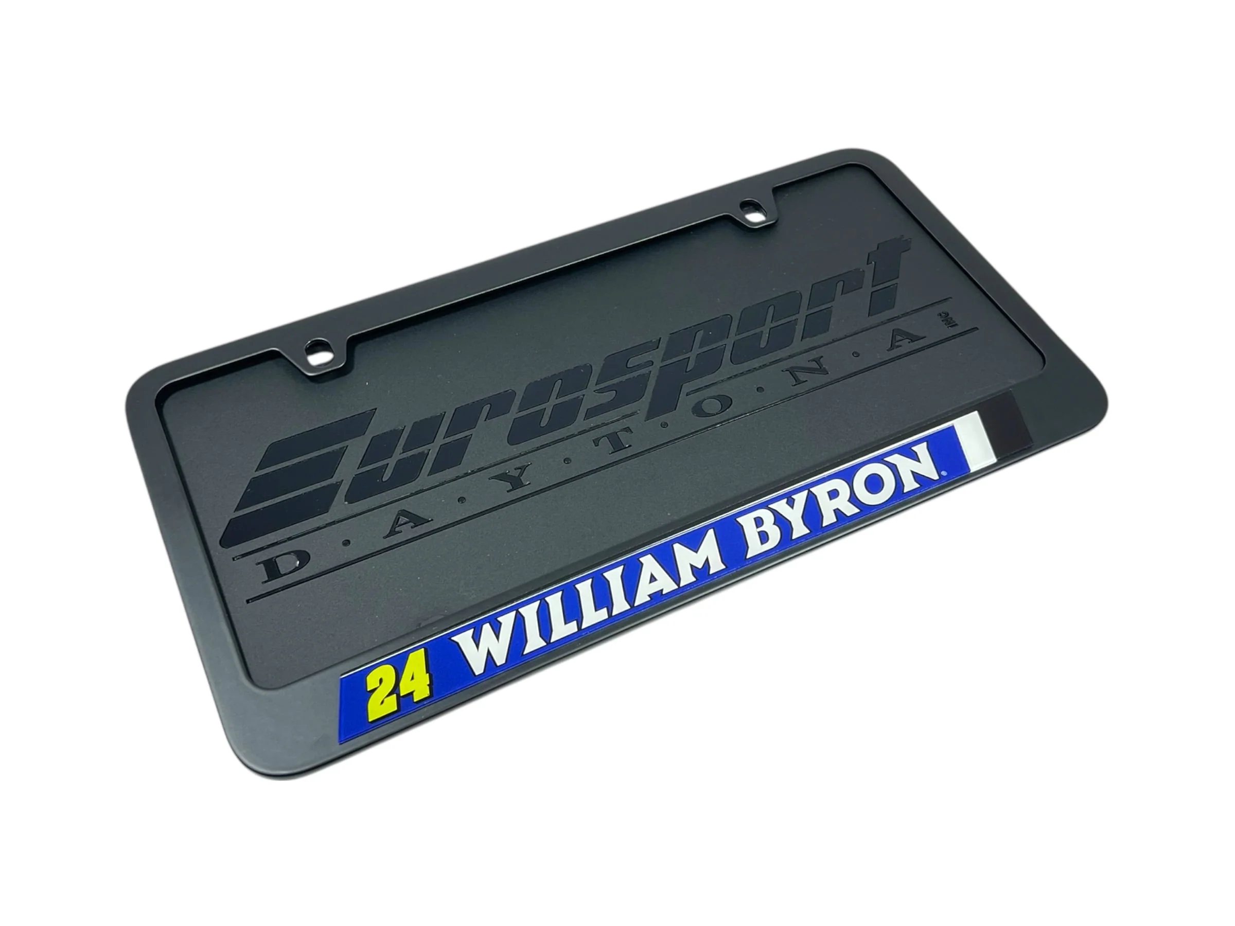 William Byron #24 Raptor Black License Plate Frame - Image 4