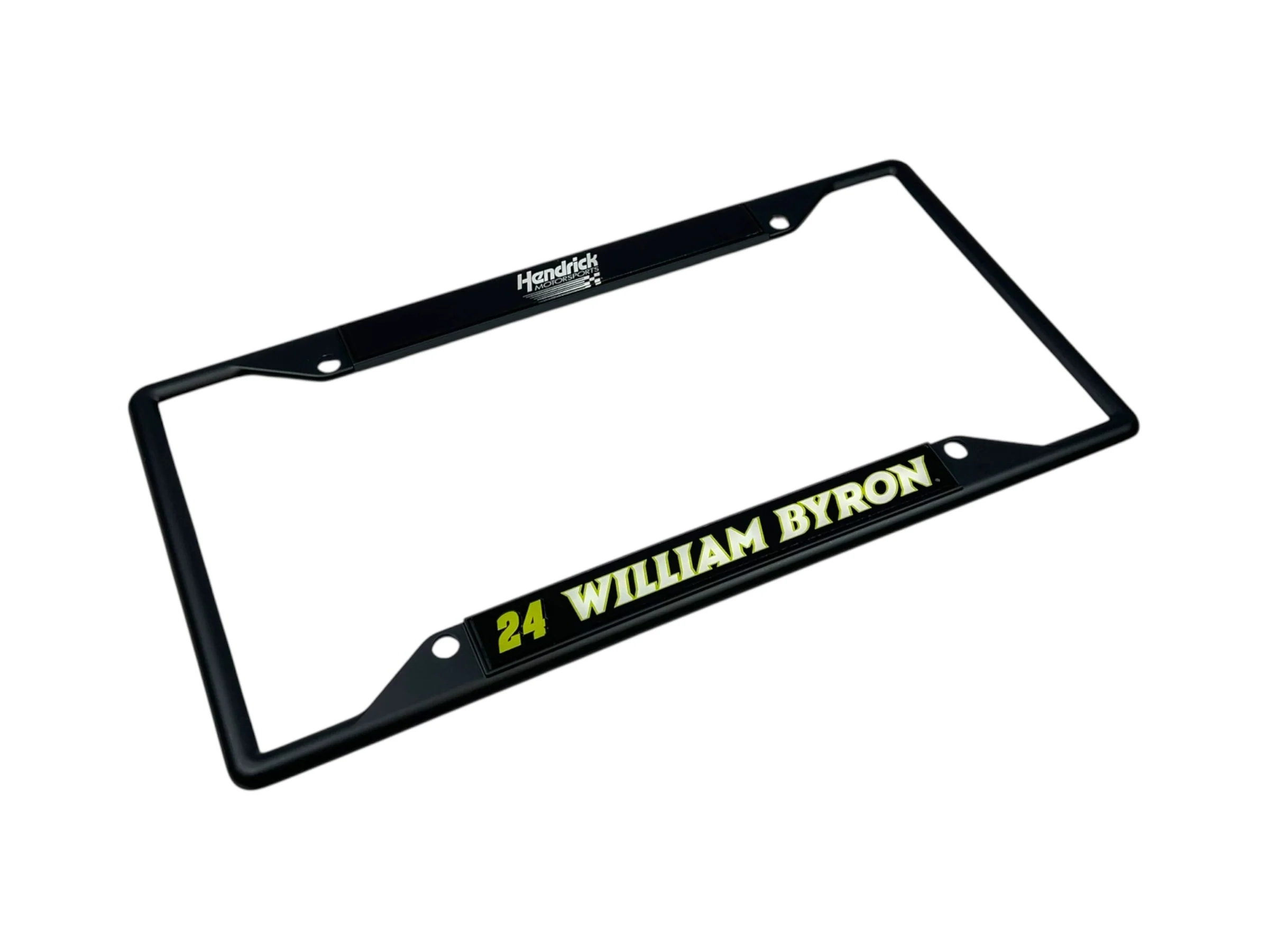 William Byron #24 Raptor Black License Plate Frame