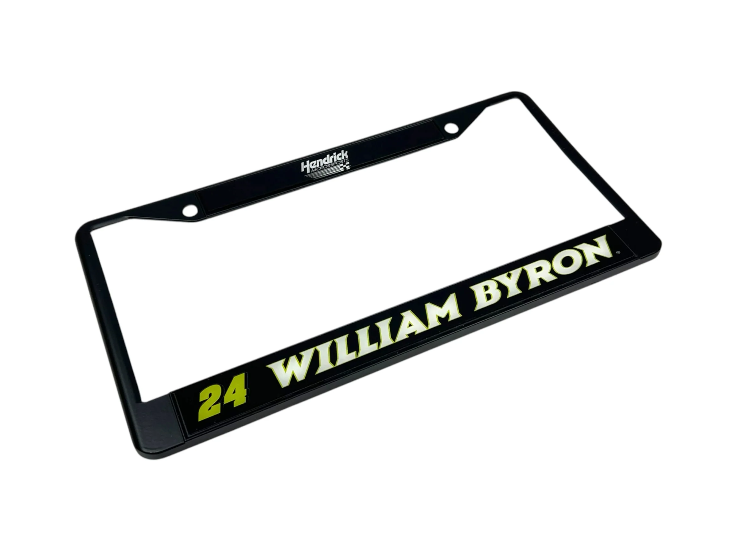 William Byron #24 Raptor Black License Plate Frame