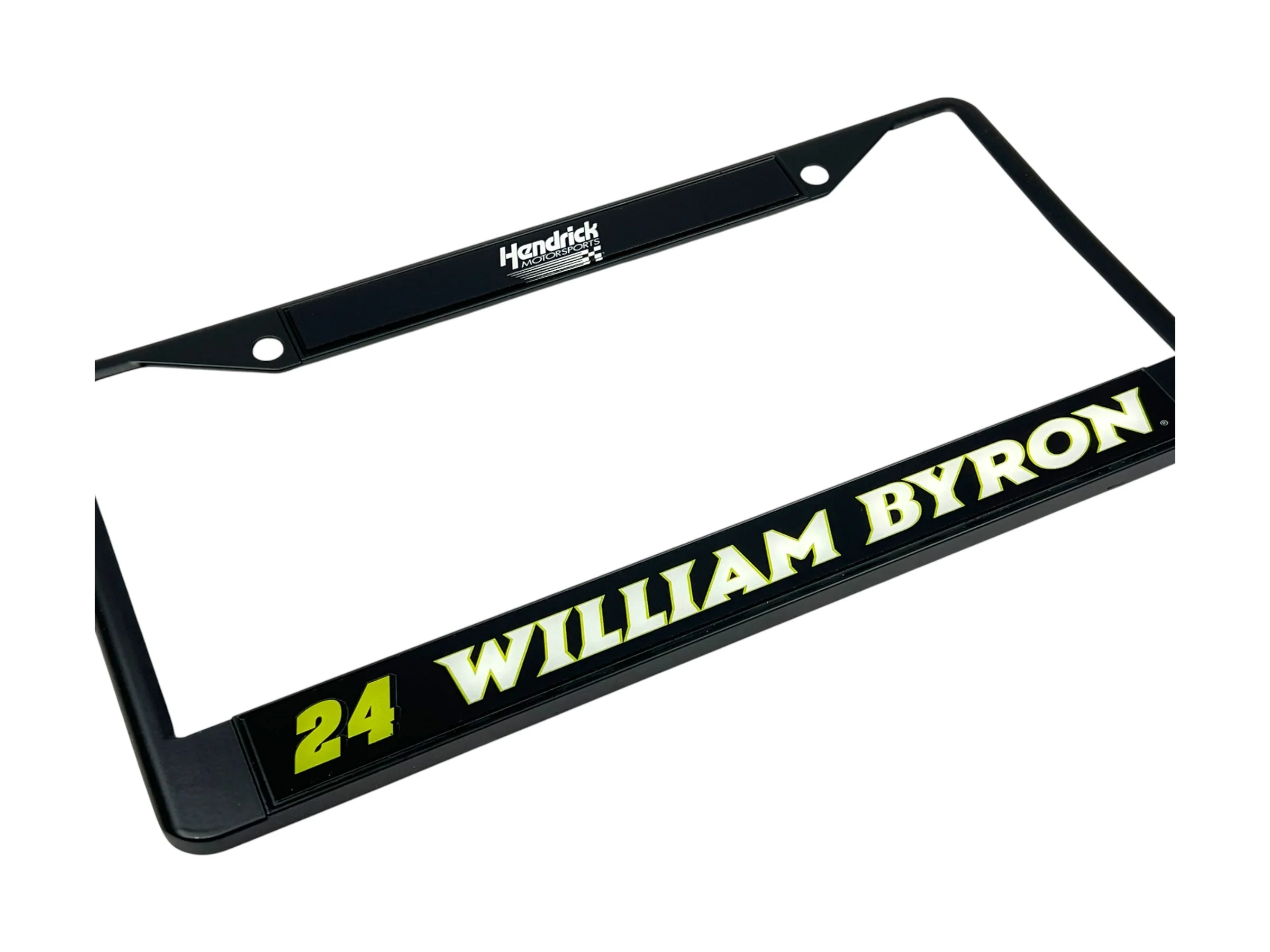 William Byron #24 Raptor Black License Plate Frame - Image 3
