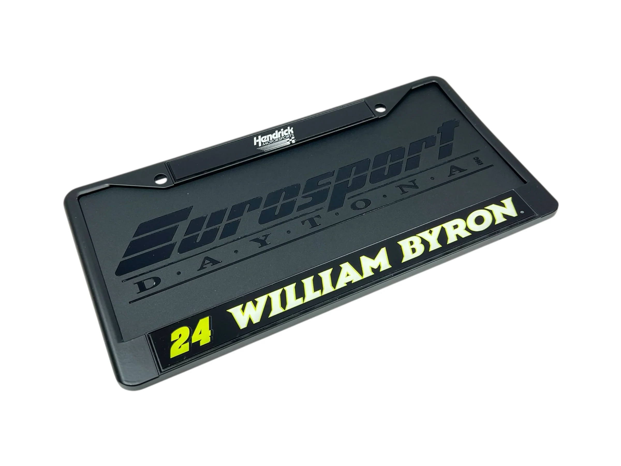 William Byron #24 Raptor Black License Plate Frame - Image 4