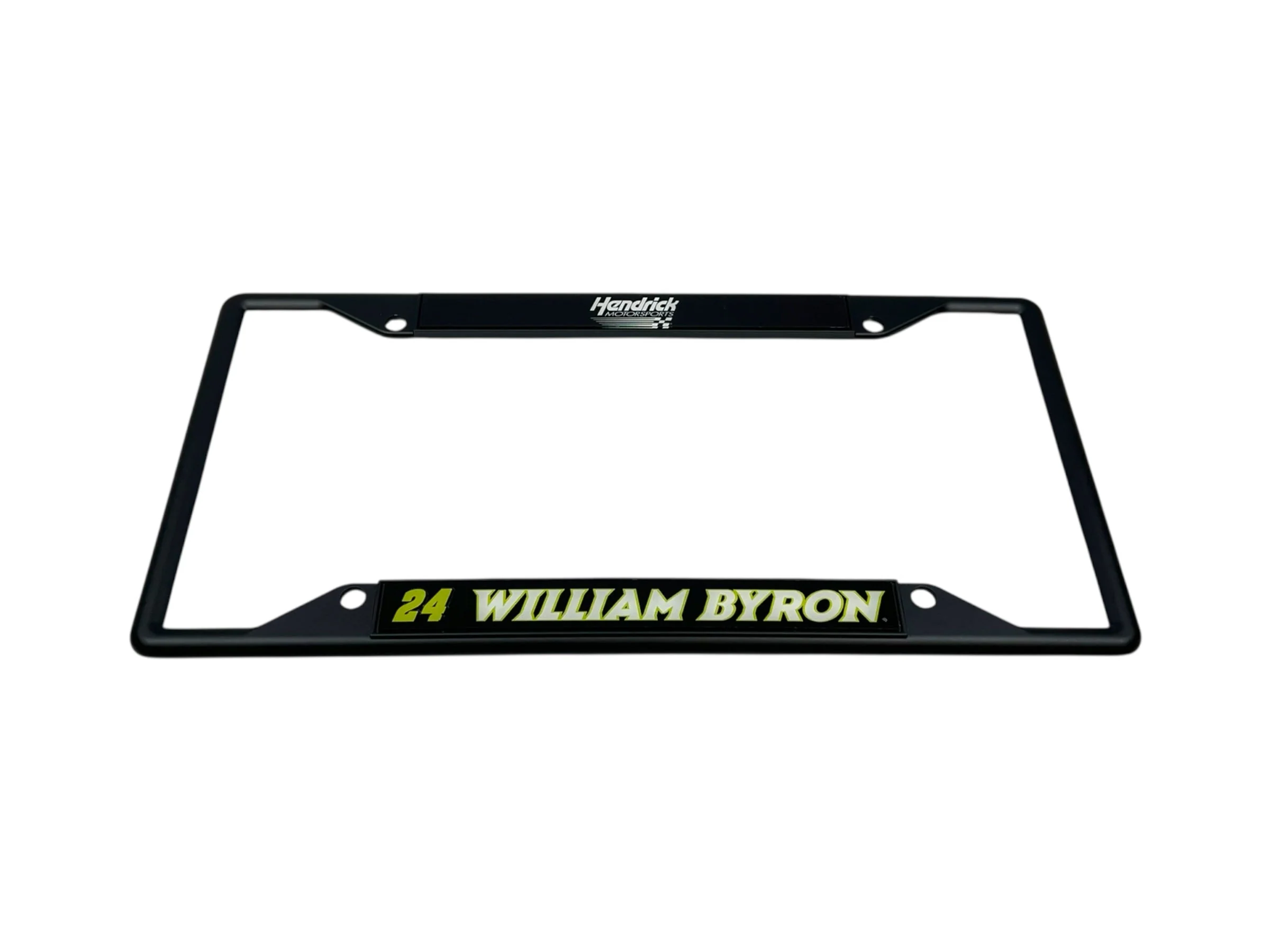 William Byron #24 Raptor Black License Plate Frame - Image 2