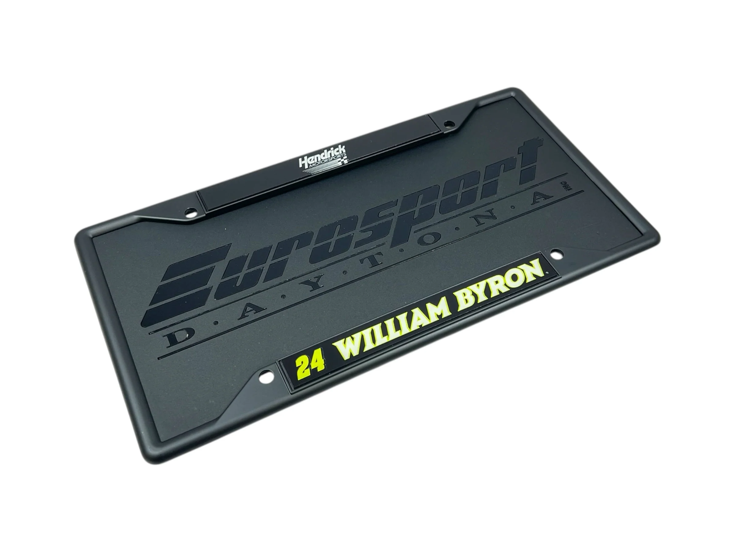 William Byron #24 Raptor Black License Plate Frame - Image 4
