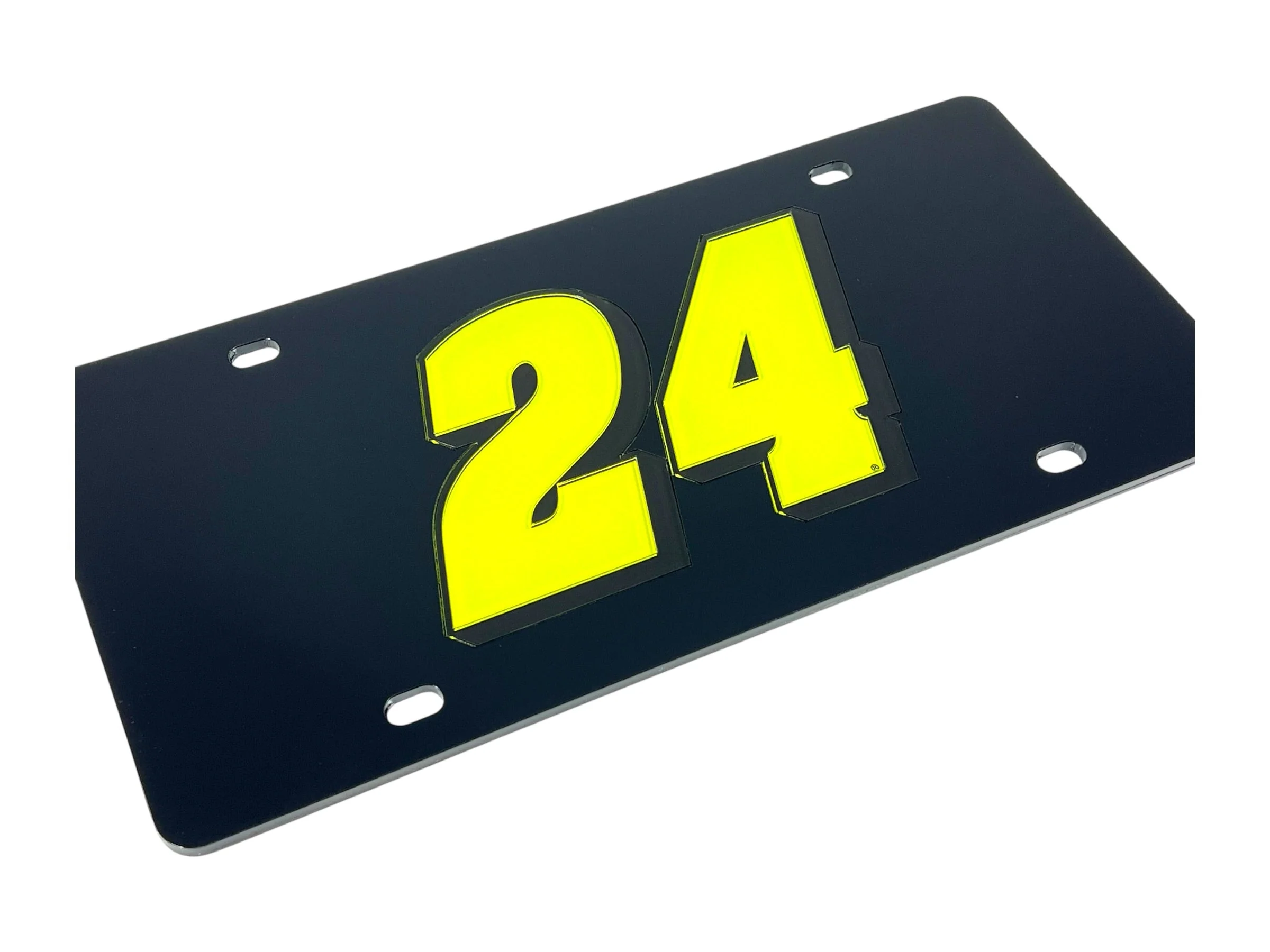William Byron #24 Raptor Acrylic License Plate - Image 3