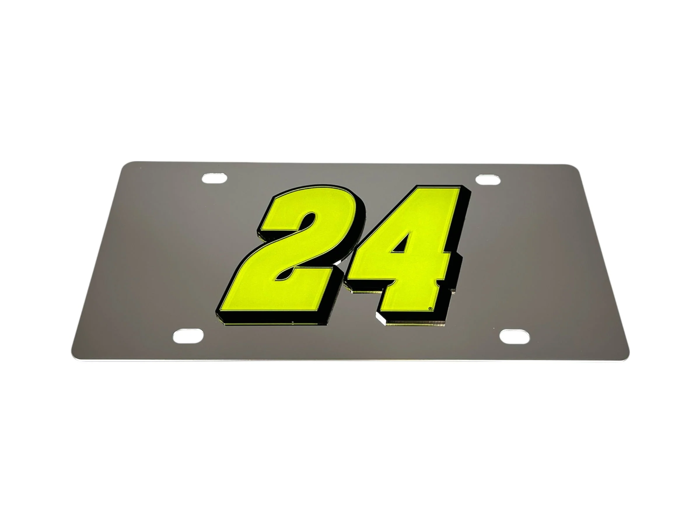William Byron #24 Raptor Stainless Steel License Plate - Image 2