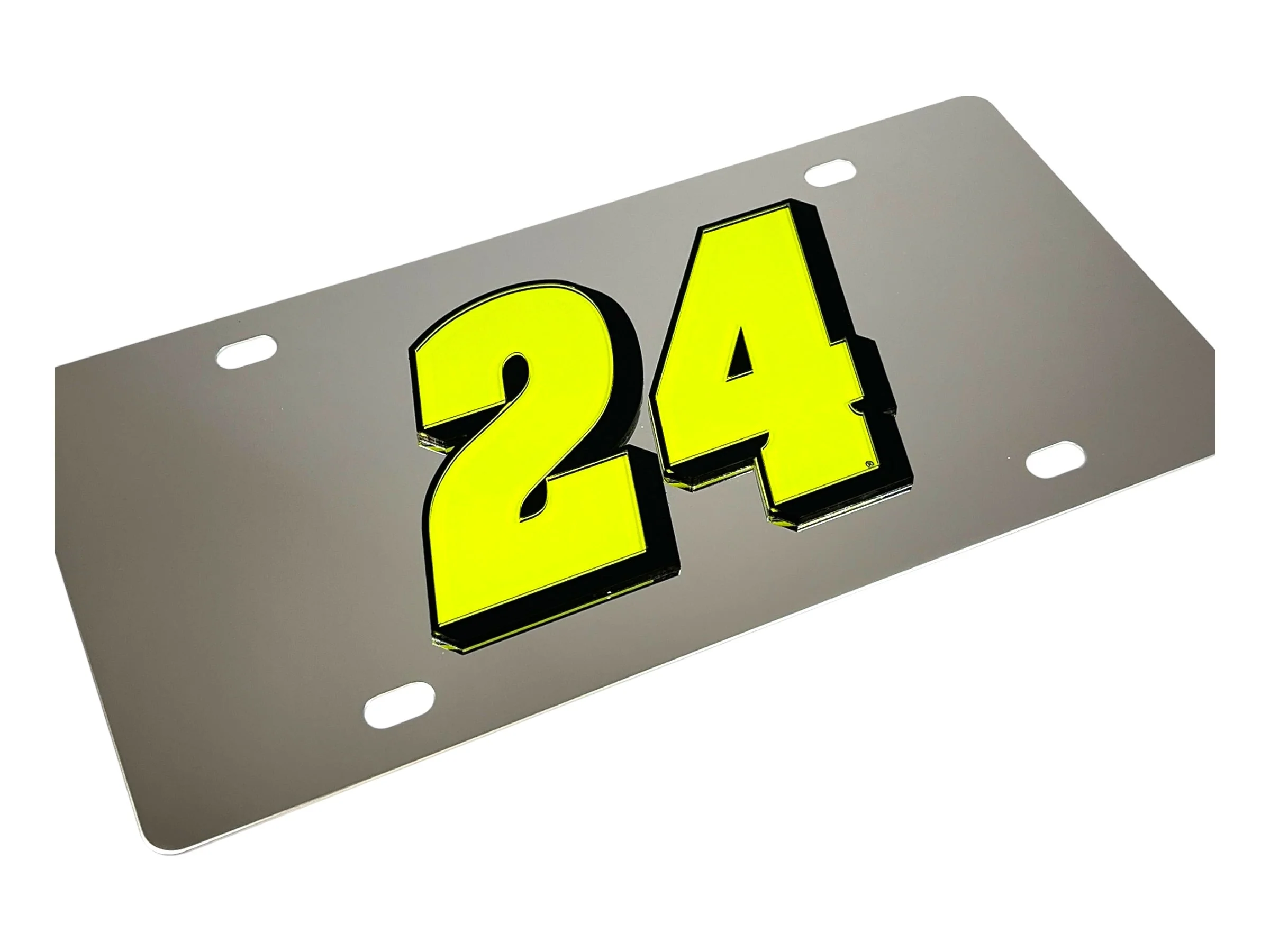 William Byron #24 Raptor Stainless Steel License Plate - Image 3