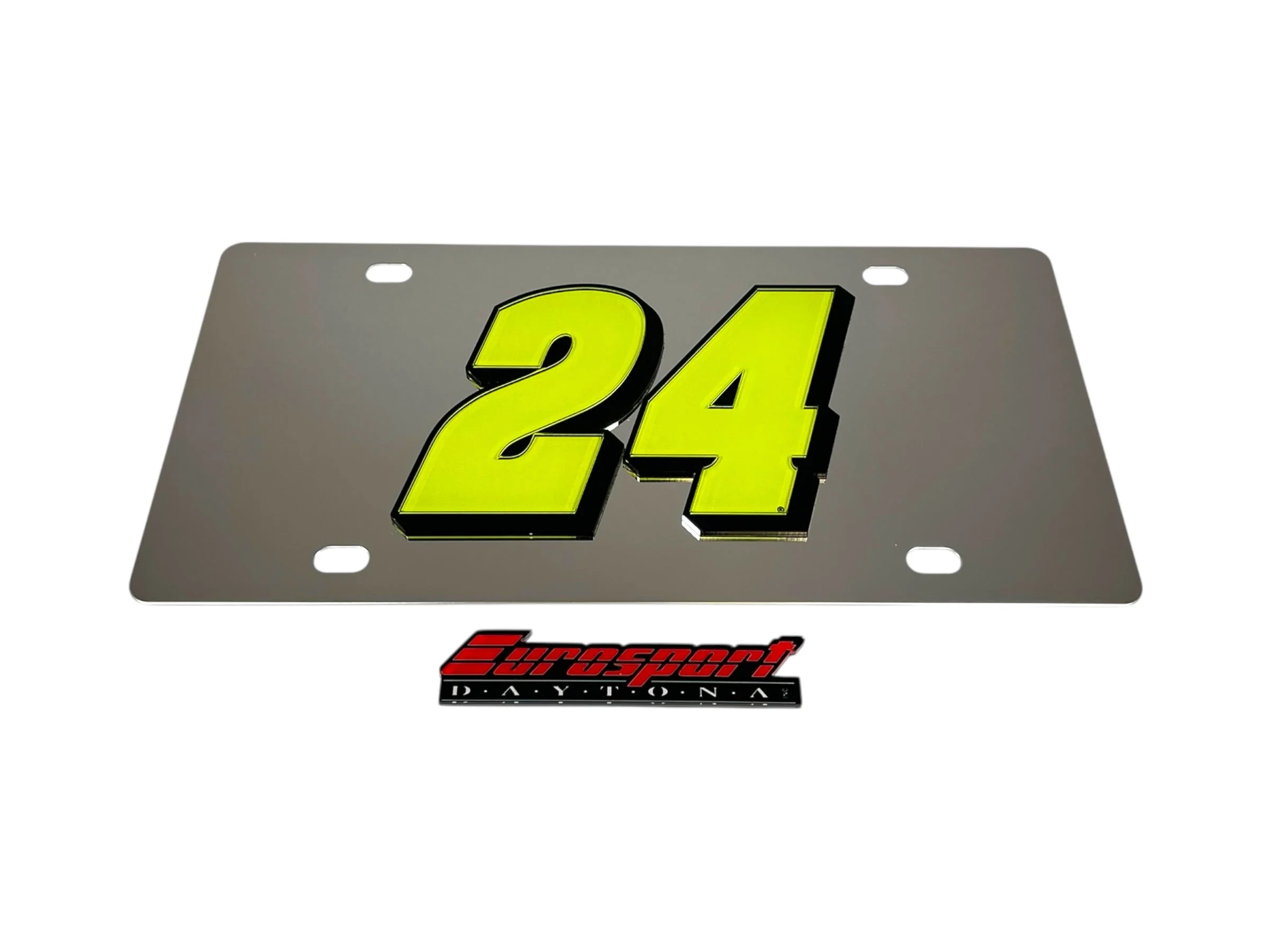 William Byron #24 Raptor Stainless Steel License Plate - Image 4