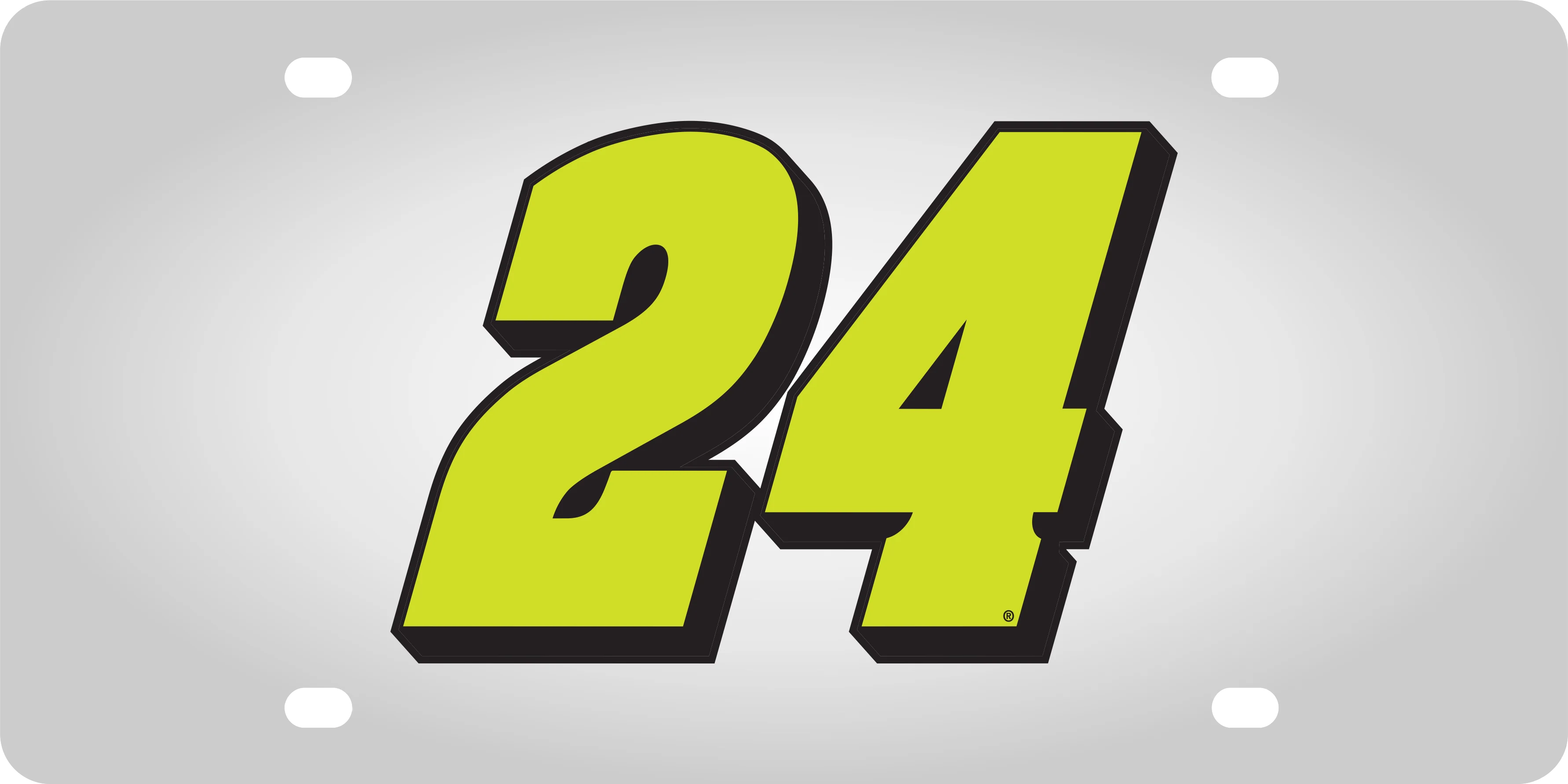 William Byron #24 Raptor Stainless Steel License Plate - Image 5