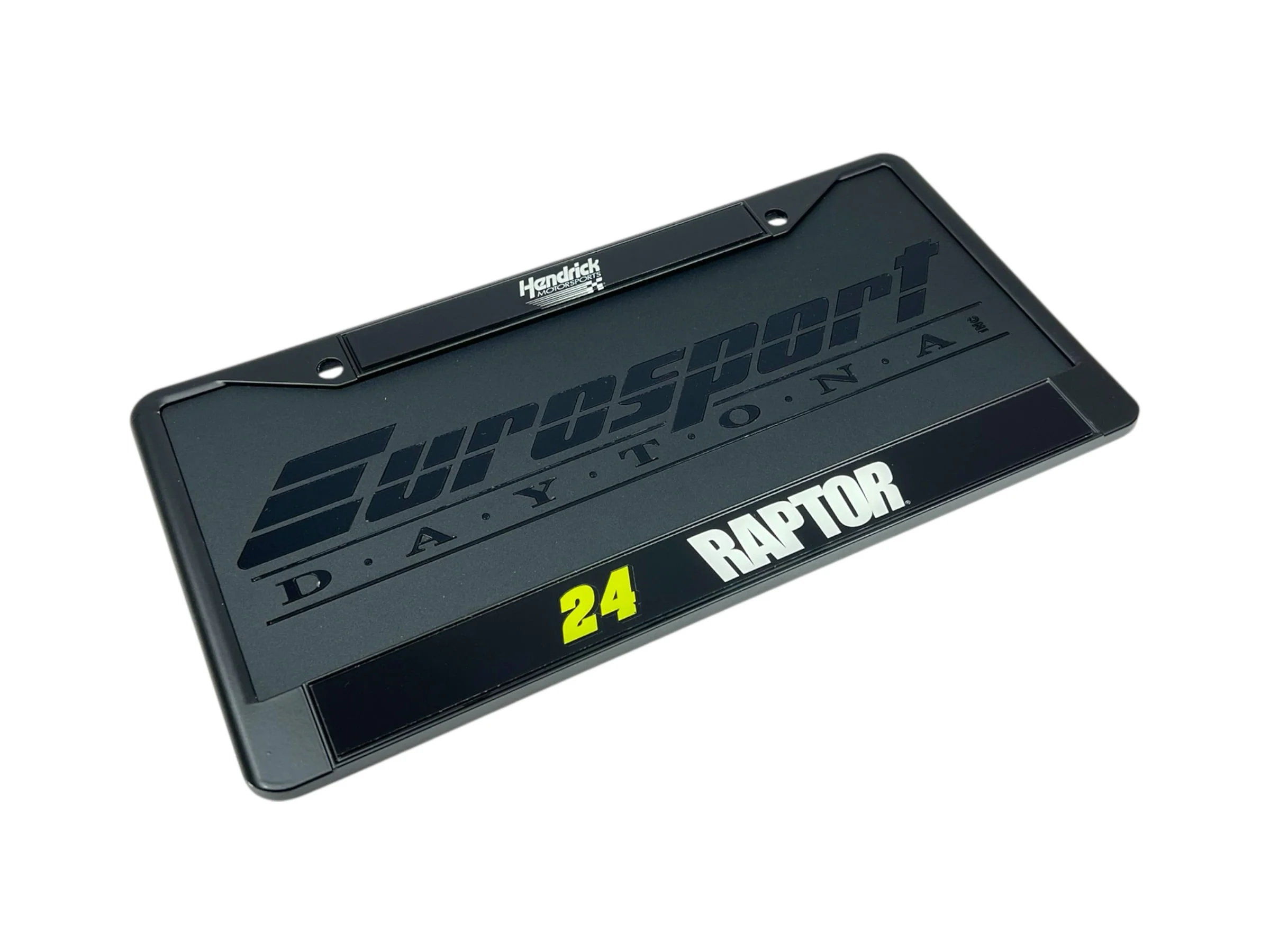 William Byron #24 Raptor Black License Plate Frame - Image 4