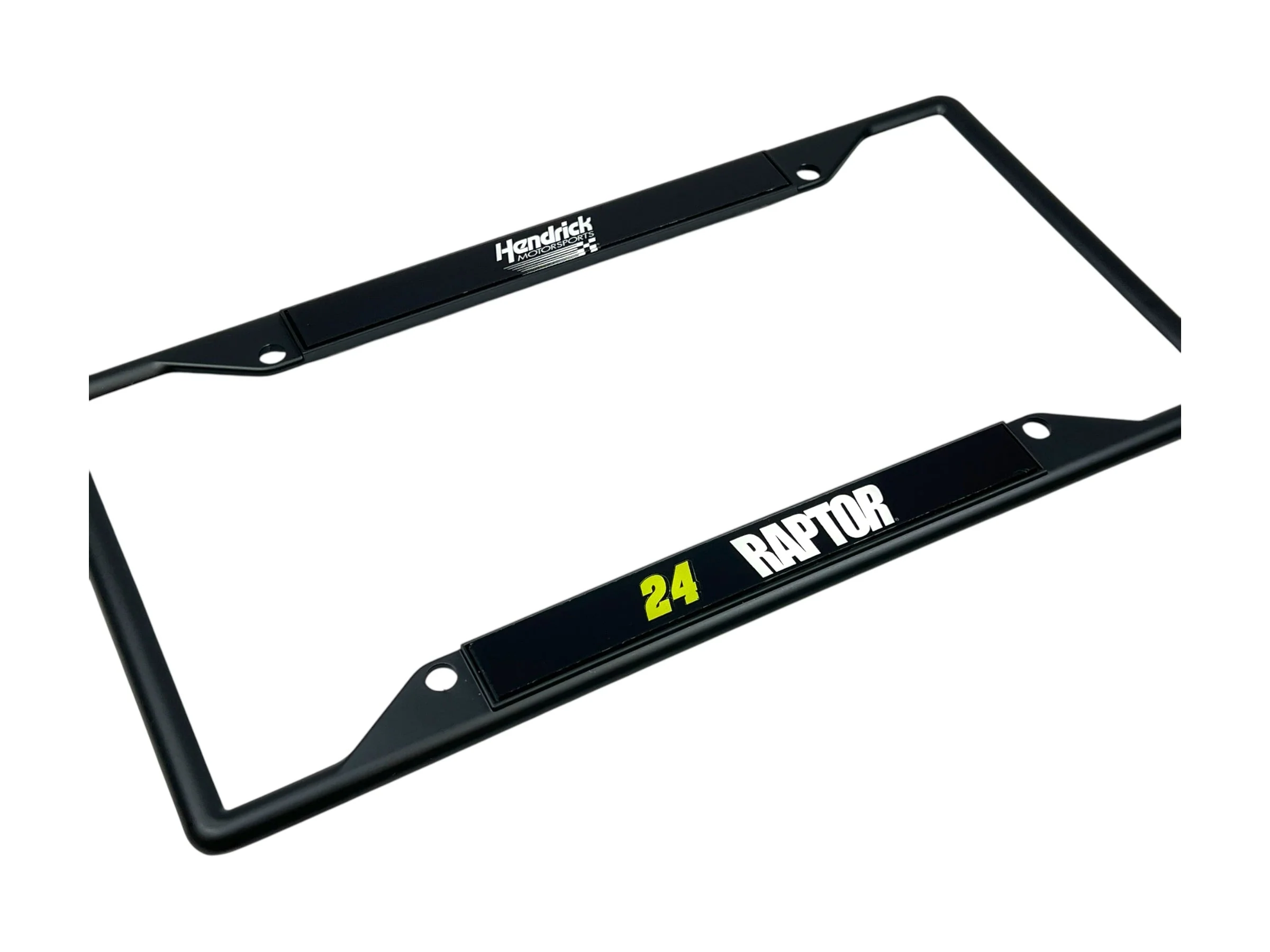 William Byron #24 Raptor Black License Plate Frame - Image 3
