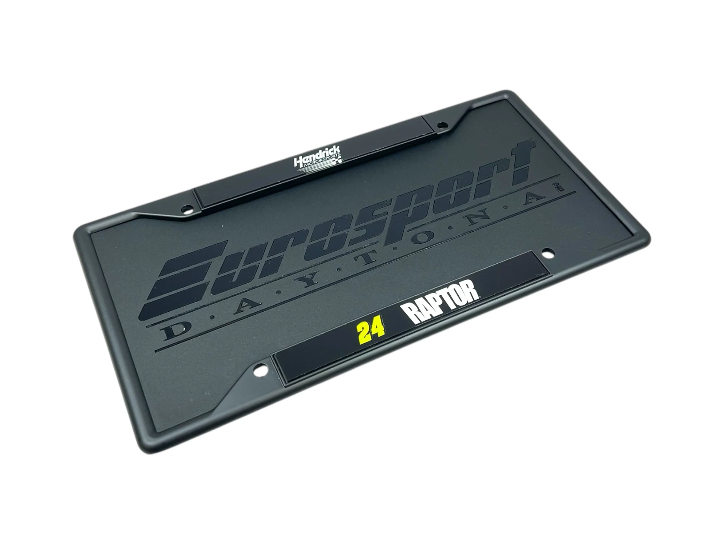 William Byron #24 Raptor Black License Plate Frame - Image 4
