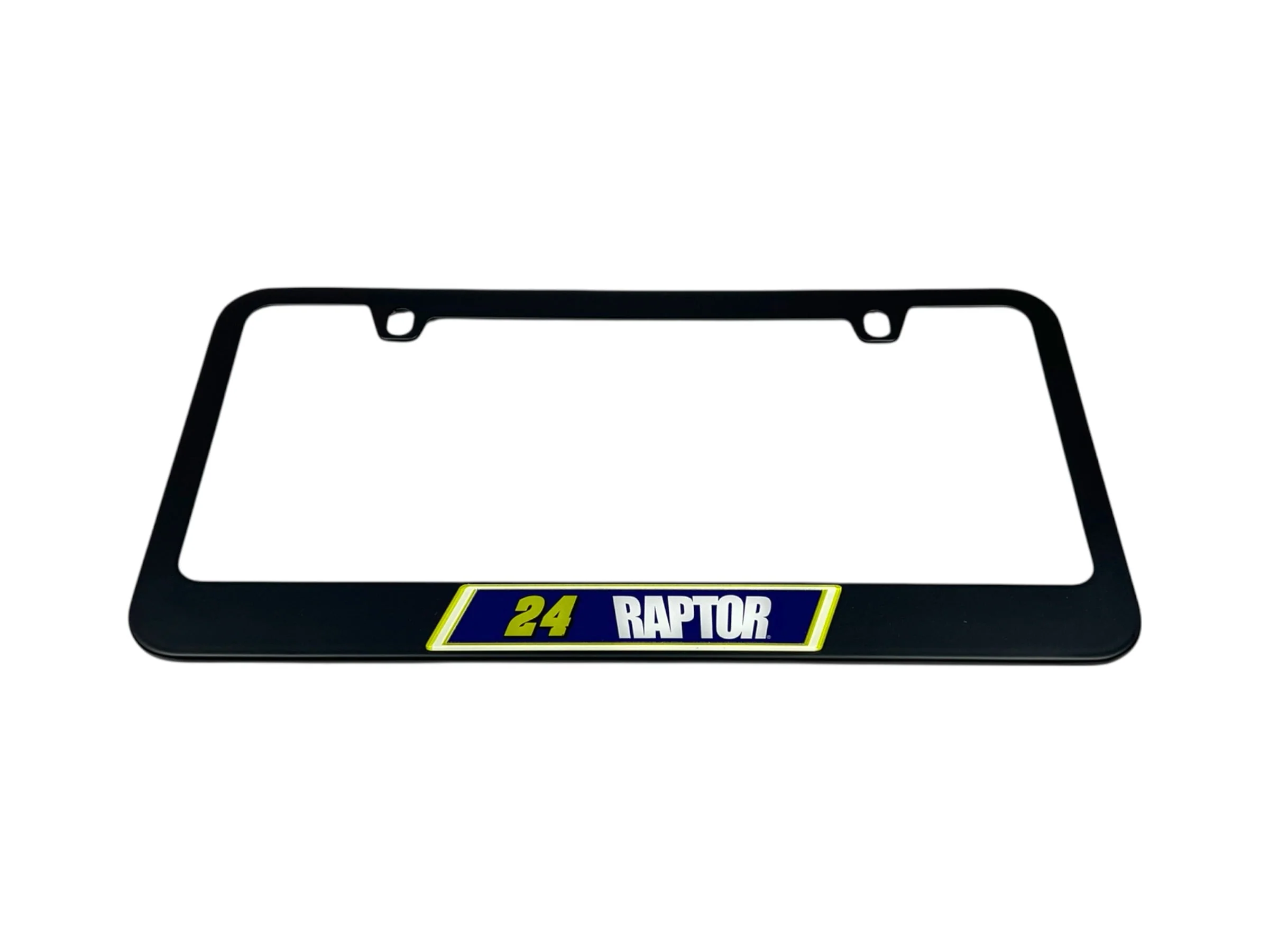 William Byron #24 Raptor Black License Plate Frame - Image 2