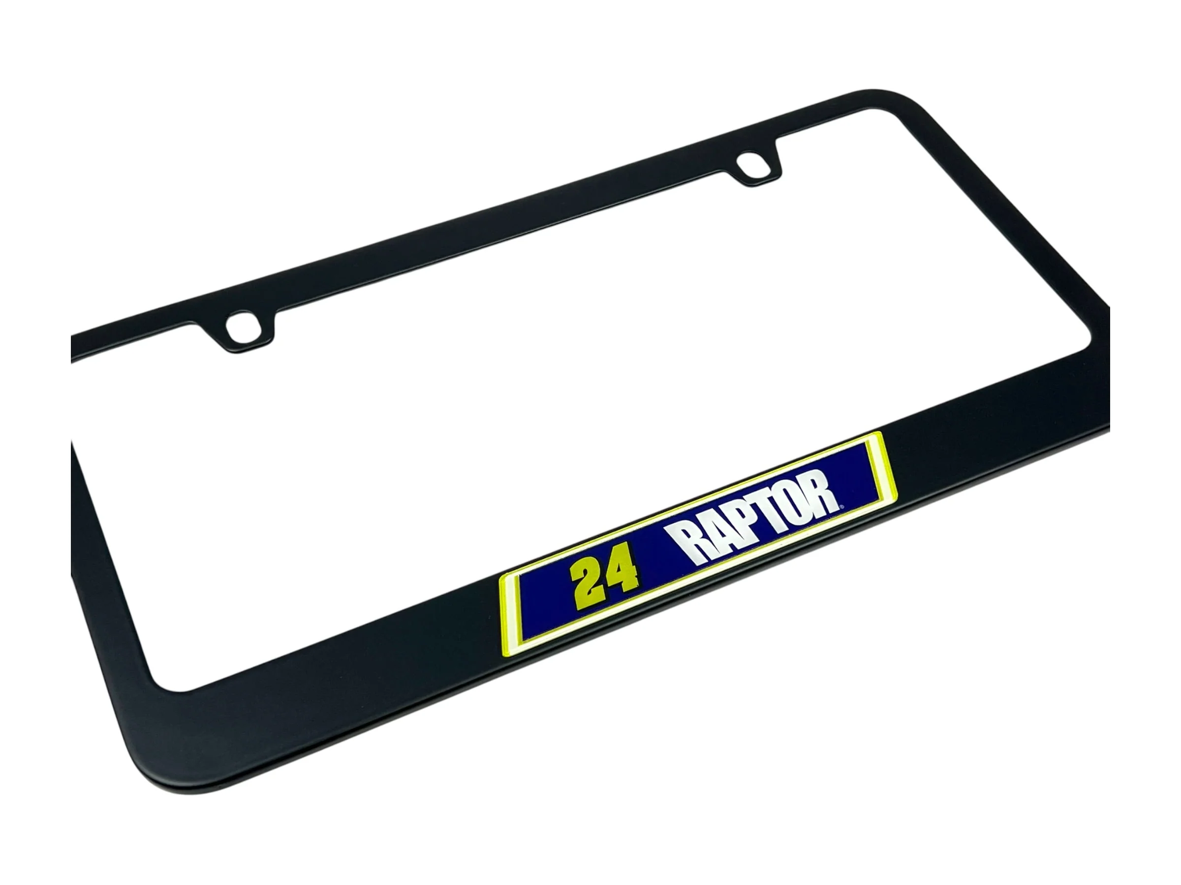 William Byron #24 Raptor Black License Plate Frame - Image 3