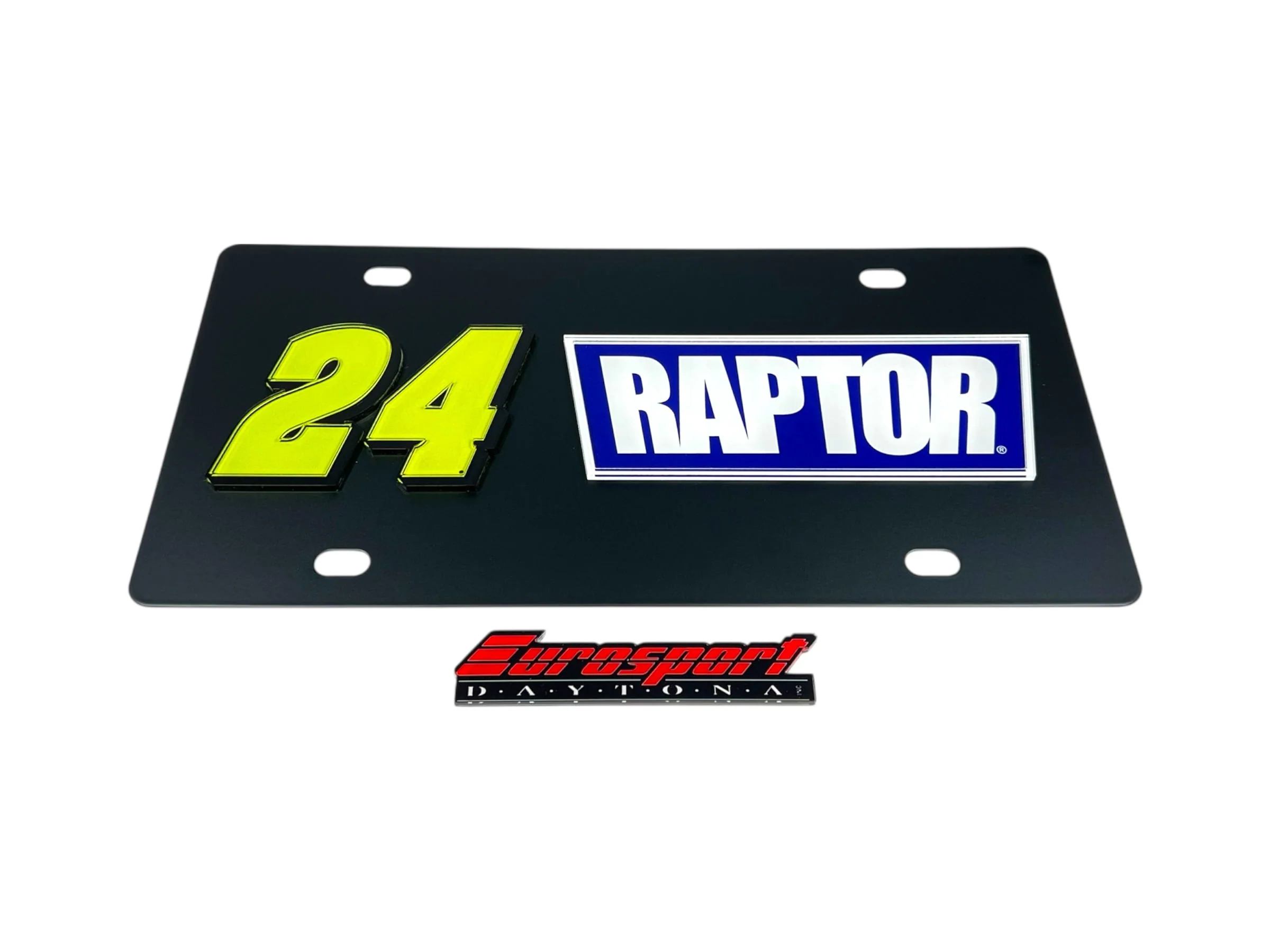 William Byron #24 Raptor Carbon Steel License Plate - Image 4