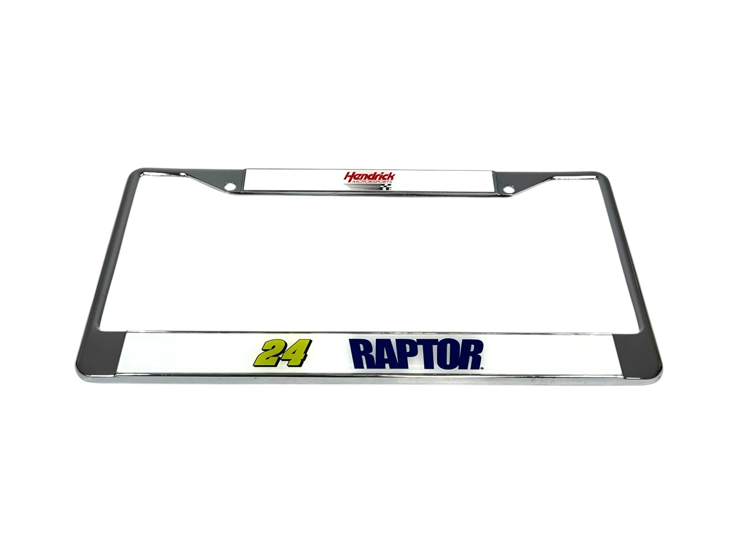 William Byron #24 Raptor Chrome License Plate Frame - Image 2
