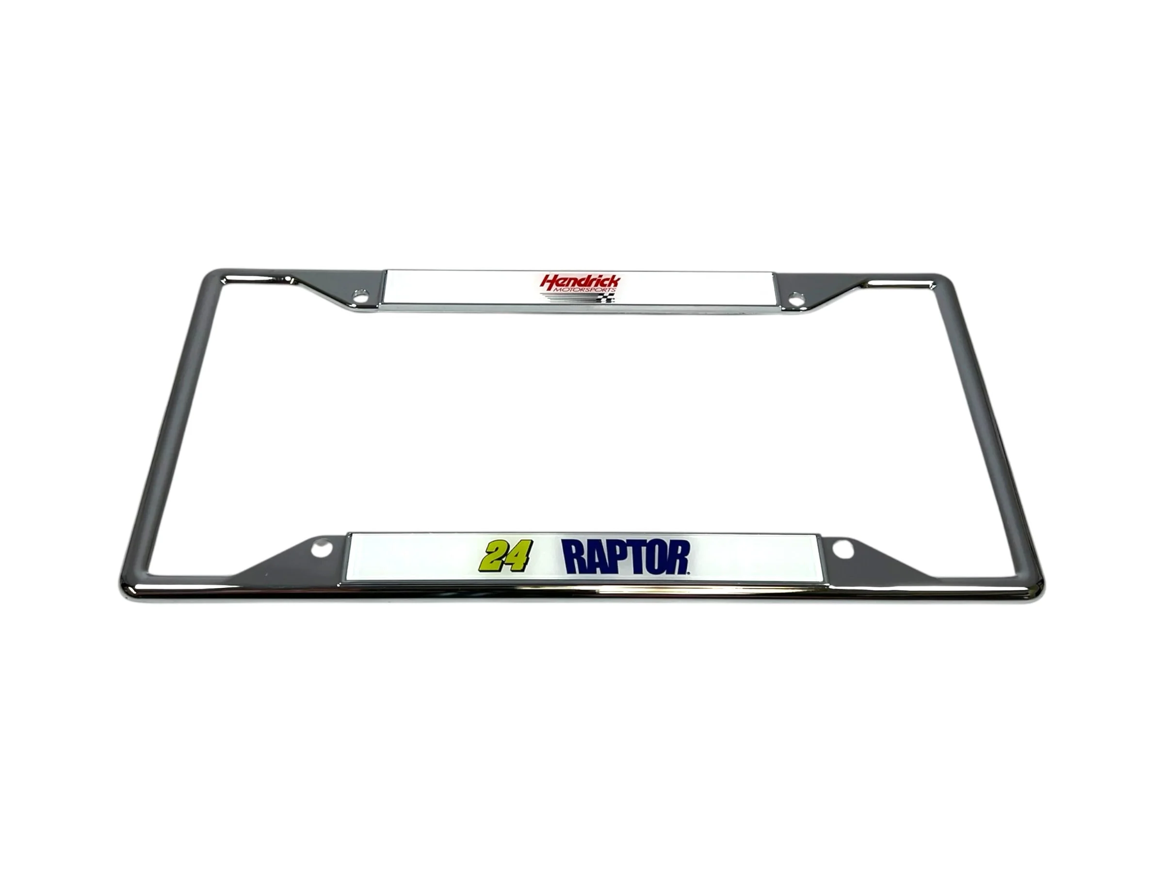 William Byron #24 Raptor Chrome License Plate Frame - Image 2