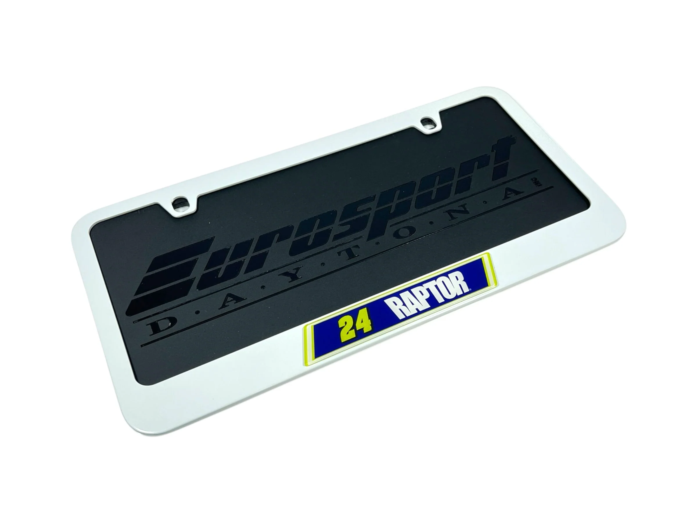 William Byron #24 Raptor White License Plate Frame - Image 4