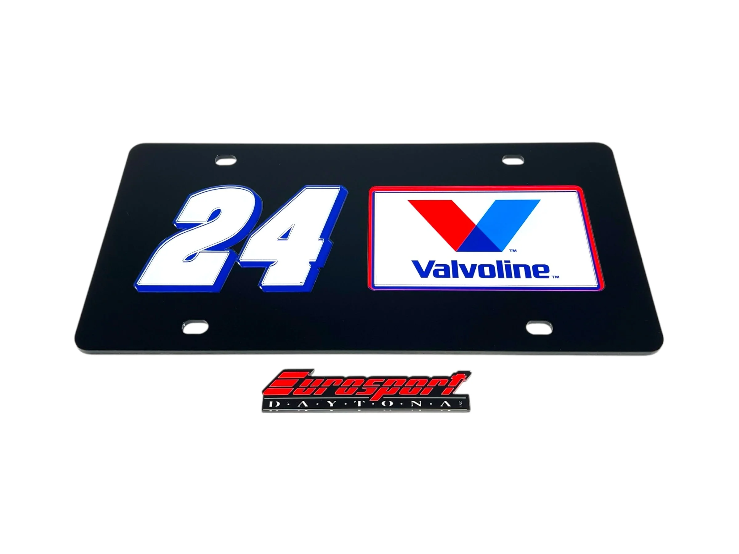William Byron #24 Valvoline Acrylic License Plate - Image 4